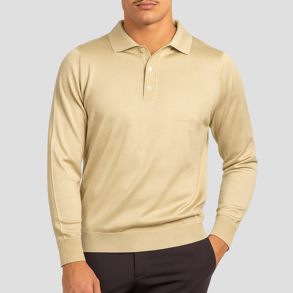 Rinaldi | Maglia Polo in Lana Elegante